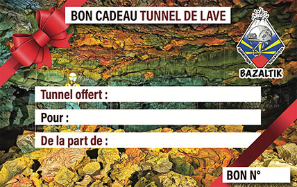 Bon Cadeau tunnel de lave 974